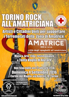 TORINO ROCK ALL'AMATRICIANA  #torinorockallamatriciana - Gabriella Ruggieri & partners