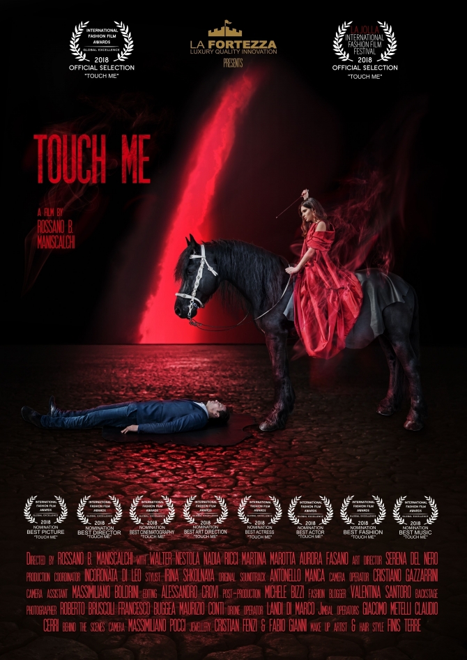 TOUCH ME di Rossano B. Maniscalchi al La Jolla Fashion Film Festival 2018 - Gabriella Ruggieri & partners