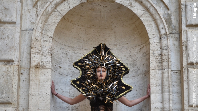 GIUSEPPE FATA: Haute Couture Vision "BlackOUT" - Gabriella Ruggieri & partners